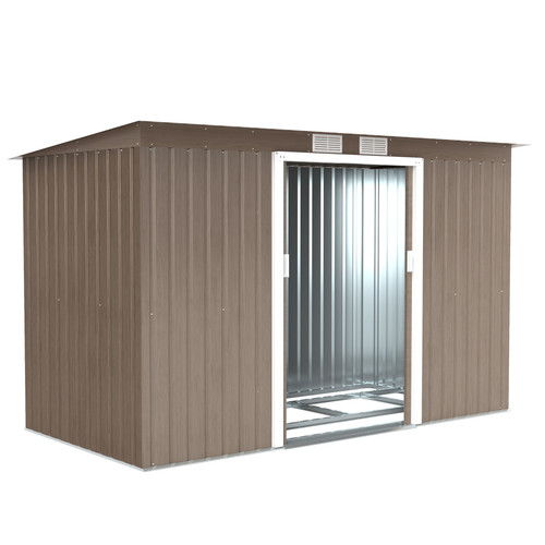 9x4ft metal garden shed - 9x4ft,