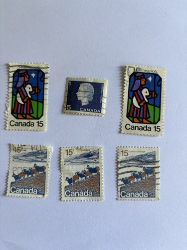 Six used collectible canadian - used,