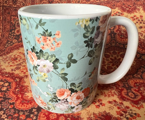 Tea coffee mug floral - coffee,