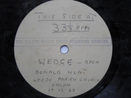 Donald hunt wedge bach 7 - hunt, 7"