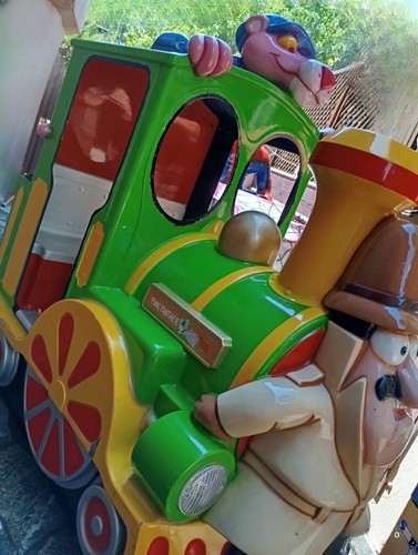 Pink panther kiddie ride - panther,
