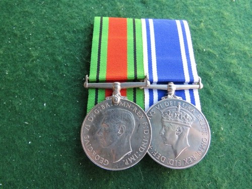 Defence medal and police - ww,