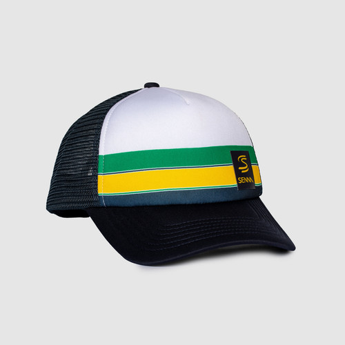 Ayrton senna helmet badge - ayrton,