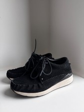 Visvim FBT Moccasins Sneakers Black Veg Suede Handmade Size 8.5 Hand Made