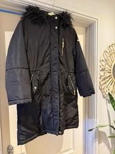 Girls Next Hooded Parker Black