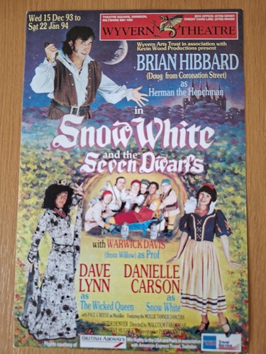 1993 wyvern theatre panto - 1993-4,