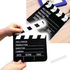 Clapper Board Hollywood Film Movie Directors Clapperboard Party Prop Decoration