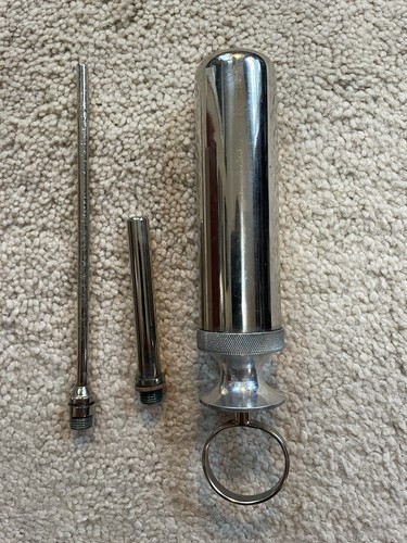 Vintage chrome bicycle - chrome, pump