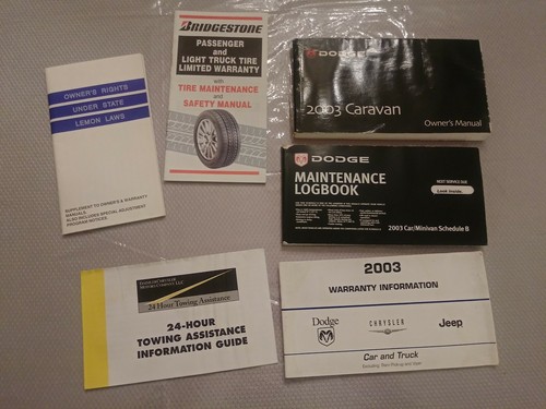 2003 dodge caravan owners - dodge,