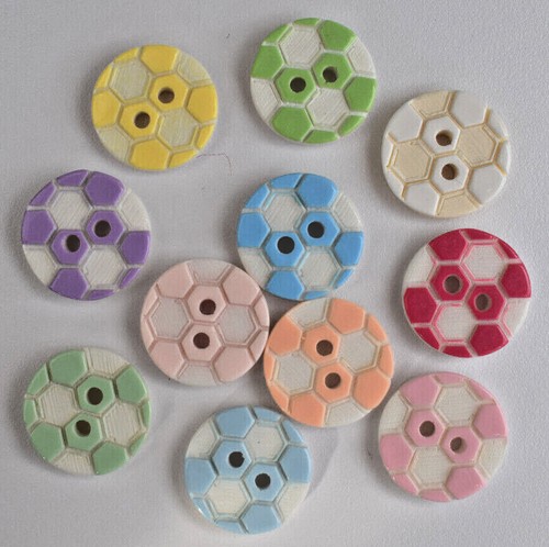 Football style button 2 hole - button,