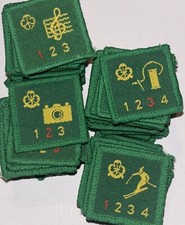 Girl Guide Cloth Sew On Staged Badges