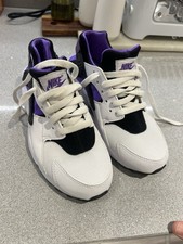 Nike Air Huarache Womens Sneakers 634835 013 Size UK 5 EU 38.5 White Red