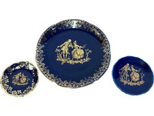 Limoges Cobalt Blue Porcelain