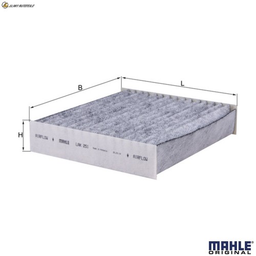 Interior air filter lak - filter, 251
