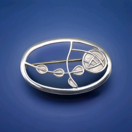Sterling silver glasgow rose - sterling,