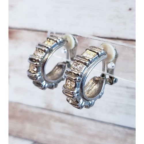 Vintage clip earrings - clip, on