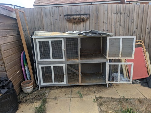 Guinea pig rabbit hutch - guinea, 5ft