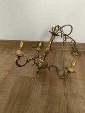  3 Arm Brass Ceiling Light Chandelier Candle Home Decor Light Fitting Ornate