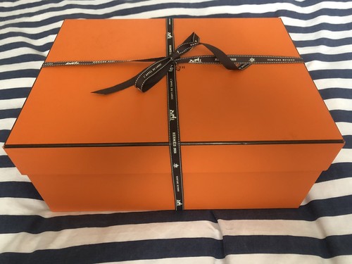 Authentic hermes orange empty - authentic,