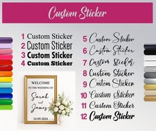 Wedding Personalised Vinyl