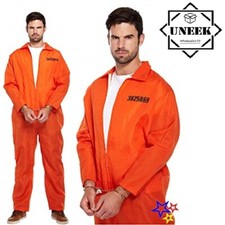 Orange PRISONER Mens COSTUME