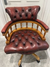 Captains Chair ox blood 