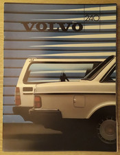 Volvo 240 Series Saloon & Estate Range Brochure 1986 - GL  GLE