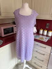 Ronni Nicole Lilac Lace Midi