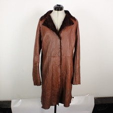 Marta tesi long leather coat - marta,