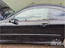 Mercedes-Benz CLK Front Door Left 2008 Coupe BARE 2/3dr W209 SPORT 197 Black