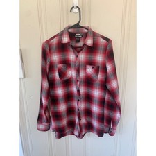 Hot Topic Red Plaid Flannel