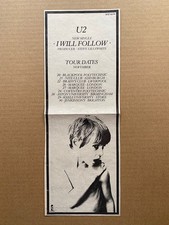 U2 I WILL FOLLOW/TOUR