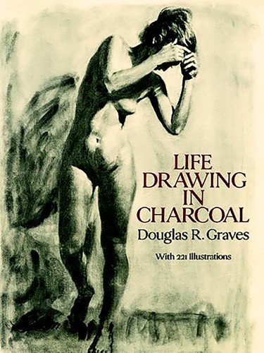 Life drawing charcoal - drawing, in