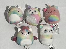 Squishmallows Squishville Rainbow Dream Squad Bundle X5 Mini Soft Toys 2"