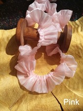 Shimmer Ruffle Trim Pleated