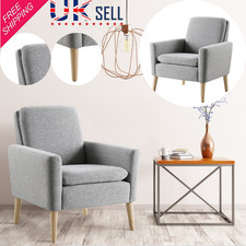 Wooden Armchair Fabric
