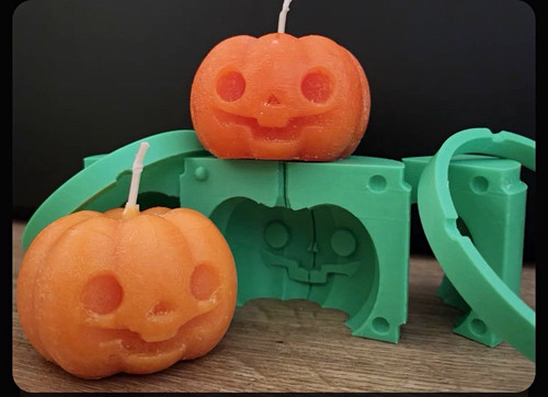 Reusable plastic pumpkin - plastic, jack