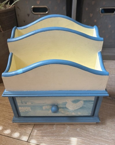 Vintage wooden letter rack - vintage,