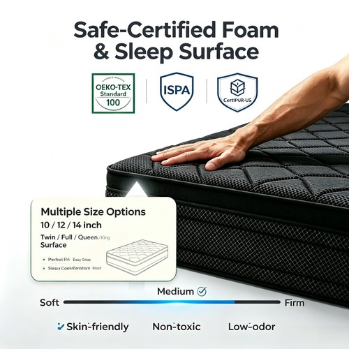 Queen king mattress - queen, gel