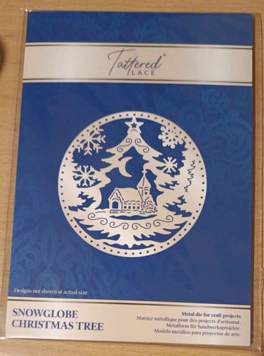 Tattered lace snowglobe - tattered,