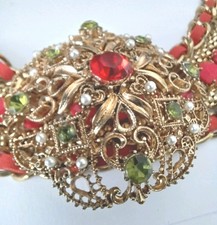 Job Lot Stunning Chunky Necklace. Used In Fabulous Condition.