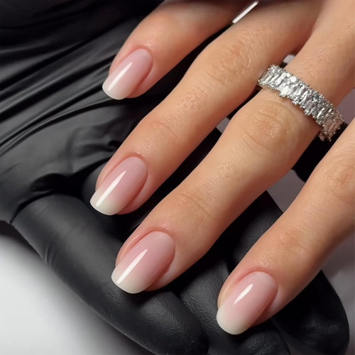 24pcs ombre pink false - 24pcs,