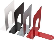 Bookends Metal Large Pair of Heavy Duty Book End Stand Support For Shelf School