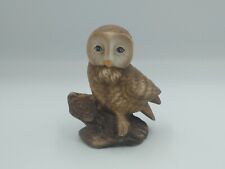 Owl Perching On A Log Orniment