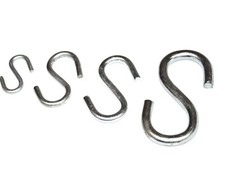 Faithfull Steel S Hooks BZP