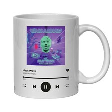 Personalised Song Music Mug Coffee Tea Wedding Playlist Album Artist