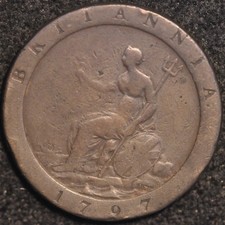 Penny 1797 George III