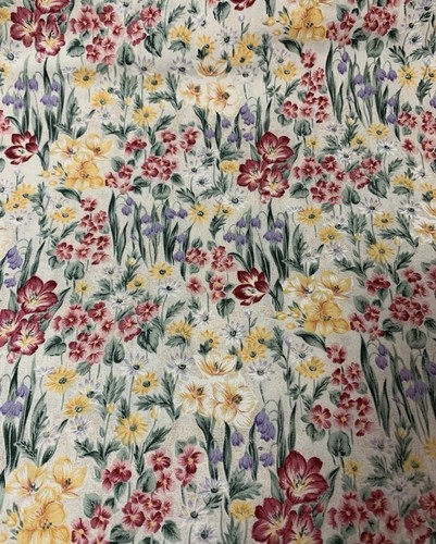 Vtg floral fabric fashion - fabric,