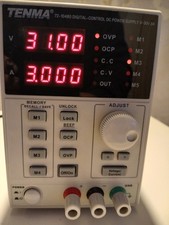 72-10480 Tenma Power Supply , 1Ch , 30V , 3A , Adjustable