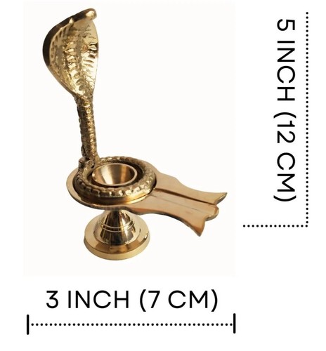 Brass shivling jaldhari with - brass,